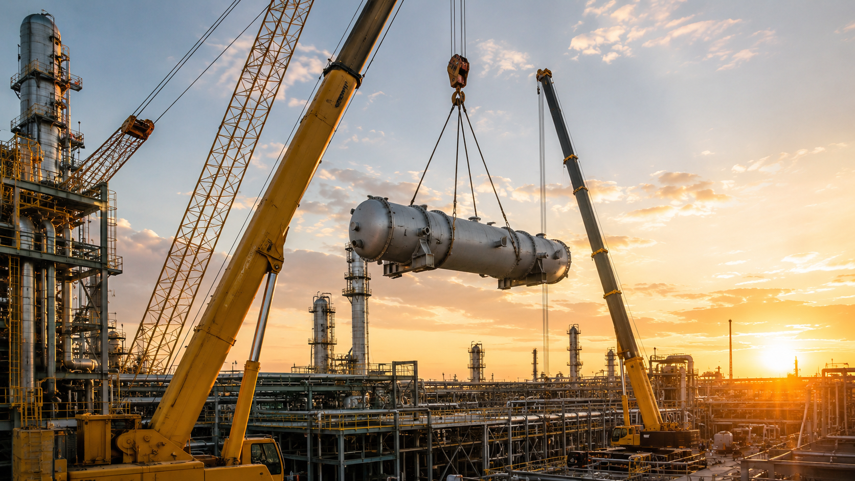 Industrial crane lift